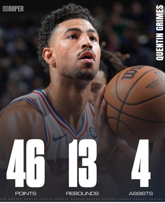 九游体育-独行侠弃将轰46分生涯新高 离队后已两次拿到40+